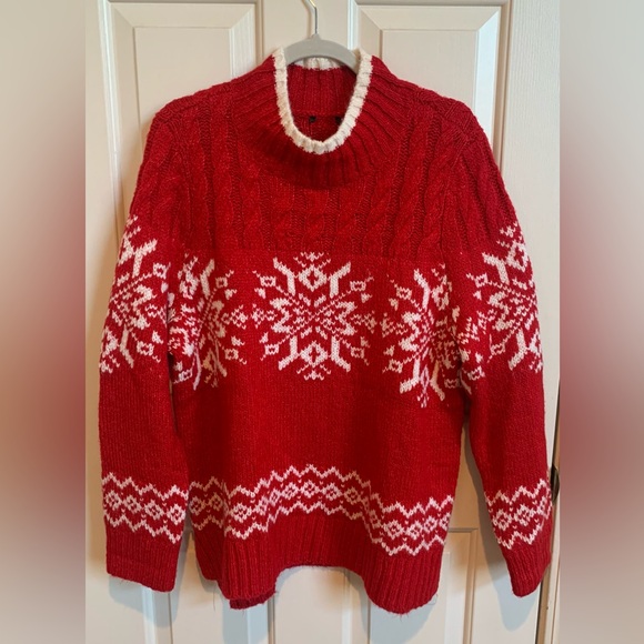 Talbots Fair-isle winter holiday sweater. Size XL. EUC. This is still in stores! - Picture 2 of 4